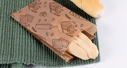 Bolsa Kraft Verjurado Reciclado Decorada