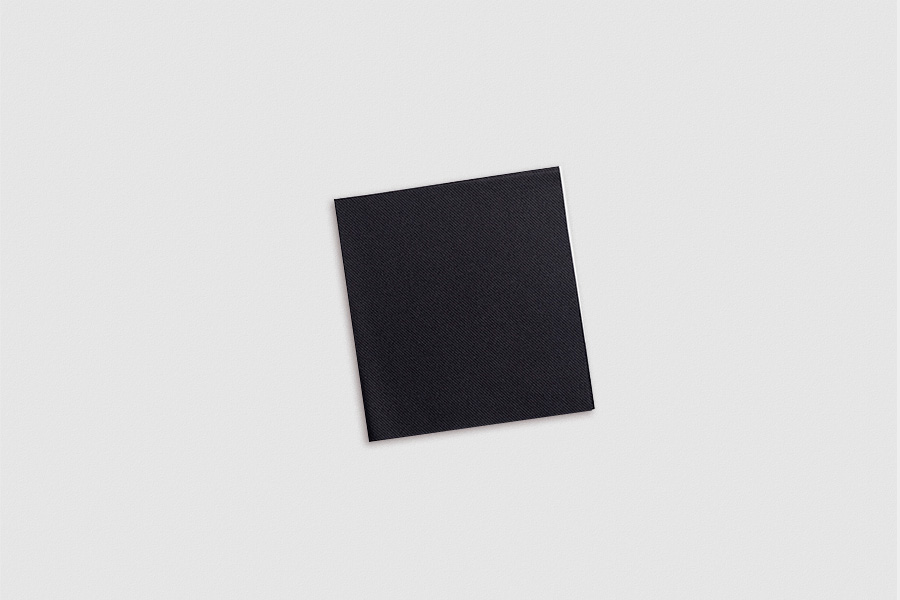 Servilletas Air Soft 20x20cm Negro, 1800uds