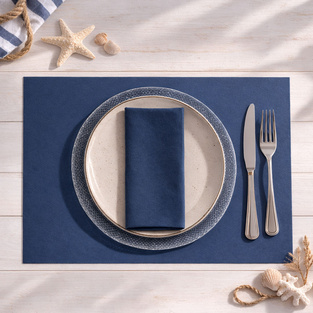 Mantel Air Soft 30x40cm Azul, 400uds