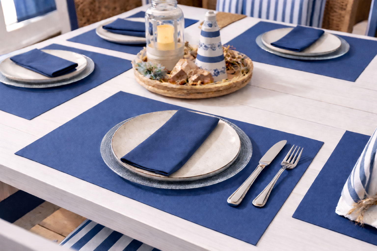 Mantel Air Soft 30x40cm Azul, 400uds