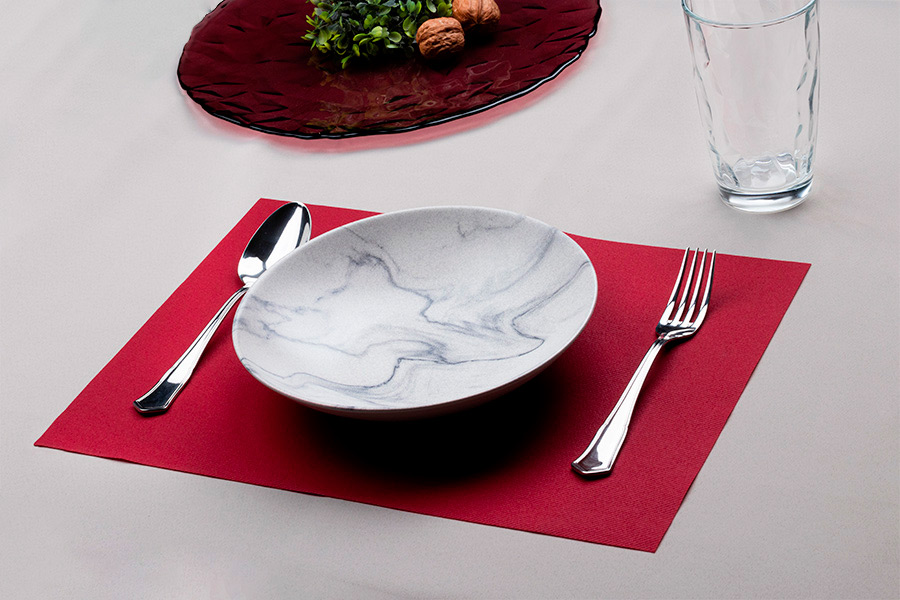 Mantel Air Soft 30x40 150 uds. Color Rojo