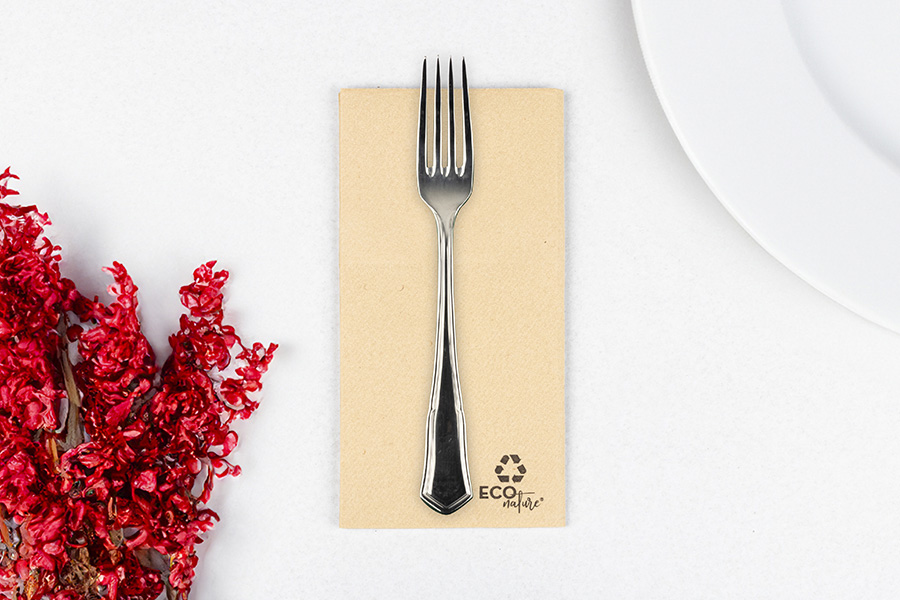 Servilletas Air Soft 30x40cm 1/6 Eco Nature, 600uds