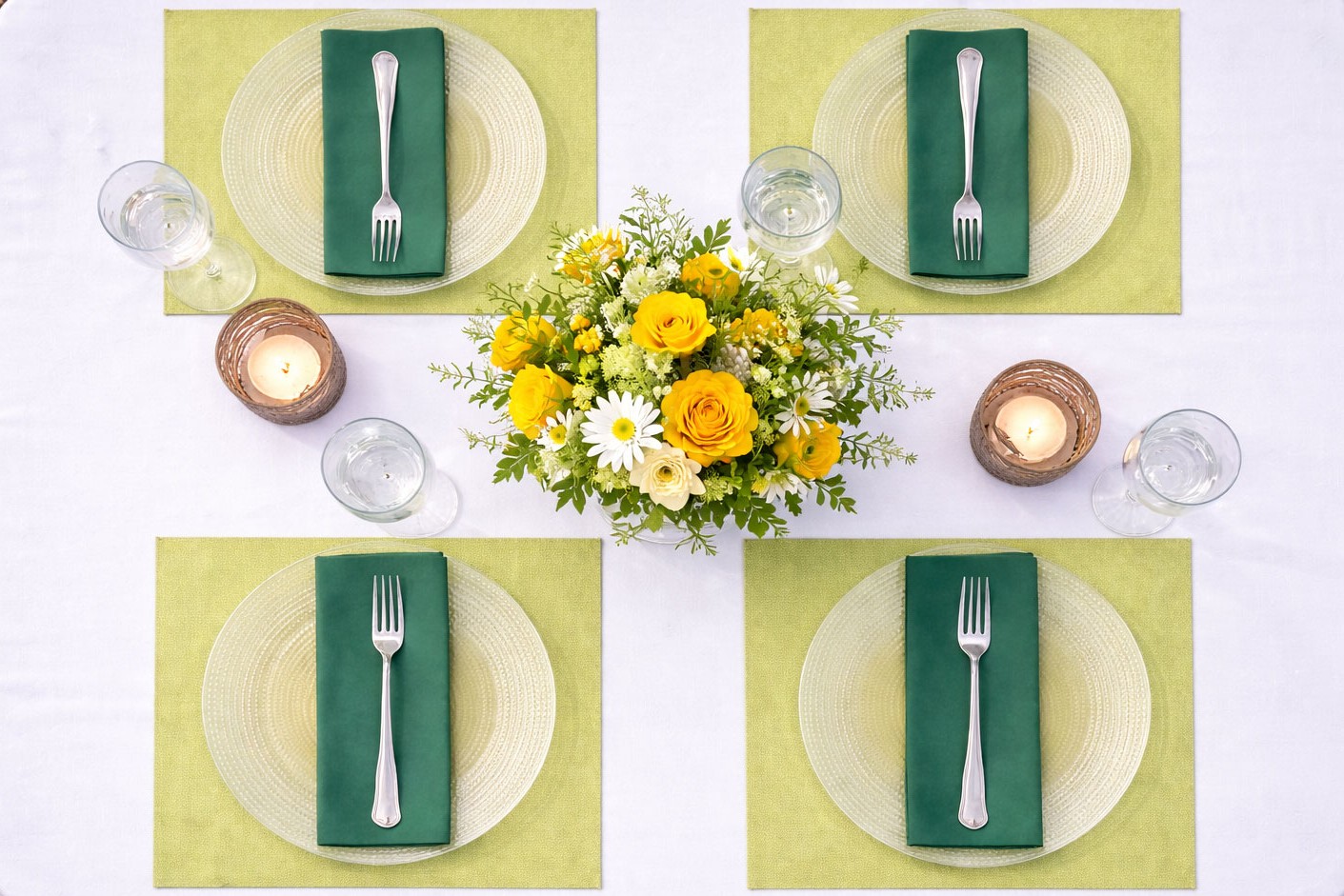 Mantel Air Soft 30x40cm Pistacho, 400uds