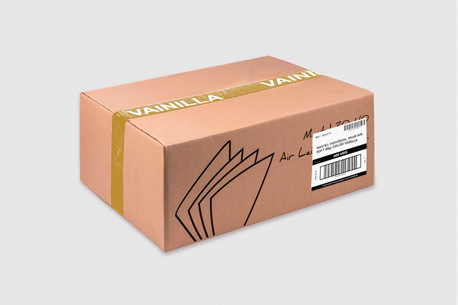 Mantel Air Soft 30x40cm Vainilla, 400uds