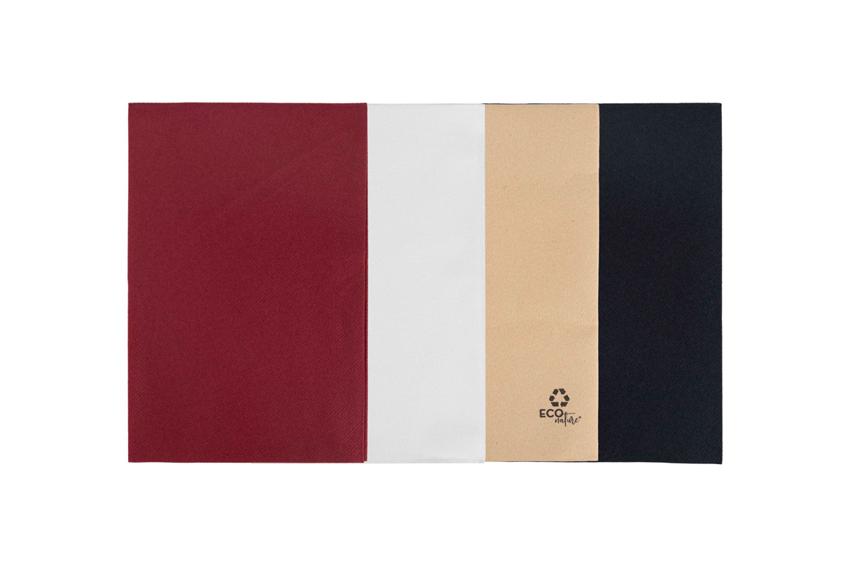 Servilletas Air Soft 30x48cm 1/4 Blanco, 600uds