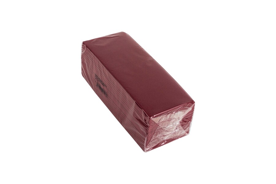 Servilletas Air Soft 30x48cm 1/6 Burdeos, 320uds