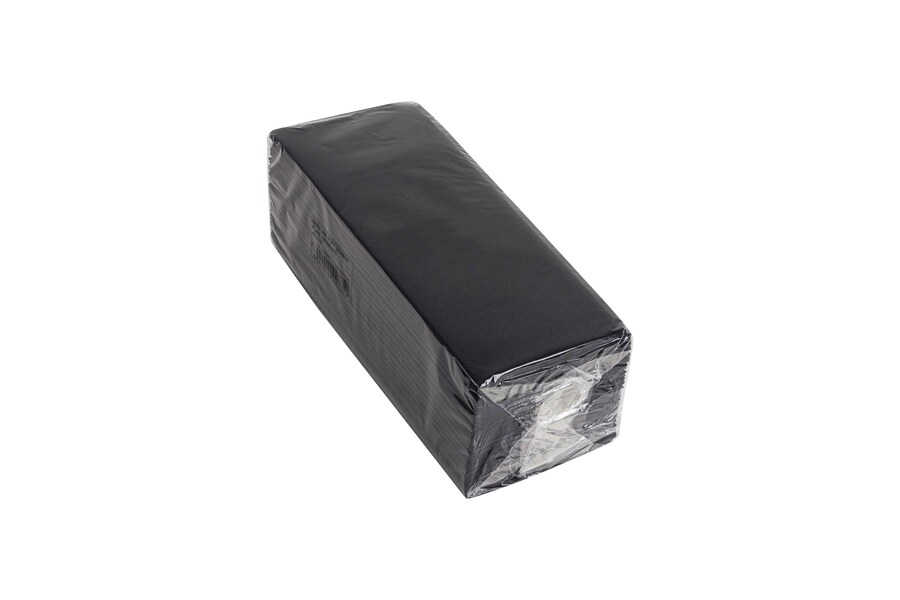 Servilletas Air Soft 30x48cm 1/6 Negro, 320uds