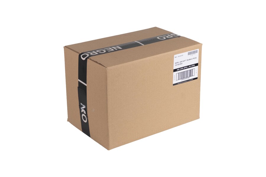 Servilletas Air Soft 30x48cm 1/6 Negro, 320uds