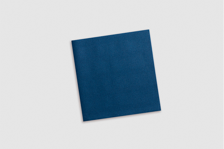 Servilletas Air Soft 40x40cm Azul, 600uds