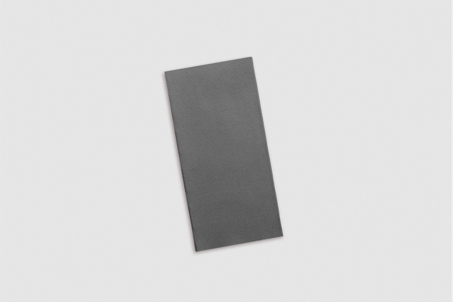 Servilletas Air Soft 40x40cm 1/8 Gris, 480uds