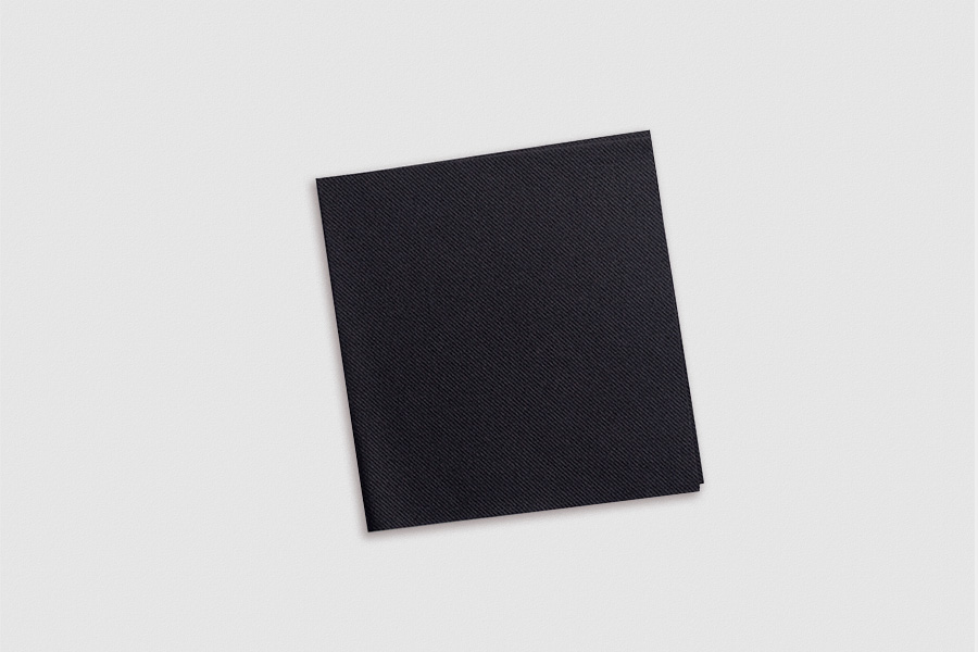 Servilletas Air Soft 40x40cm Negro, 600uds