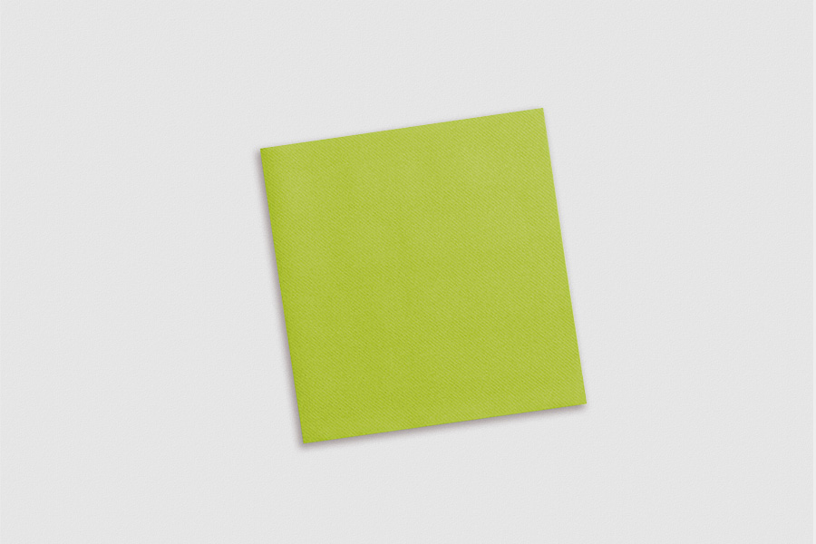 Servilletas Air Soft 40x40cm Pistacho, 600uds