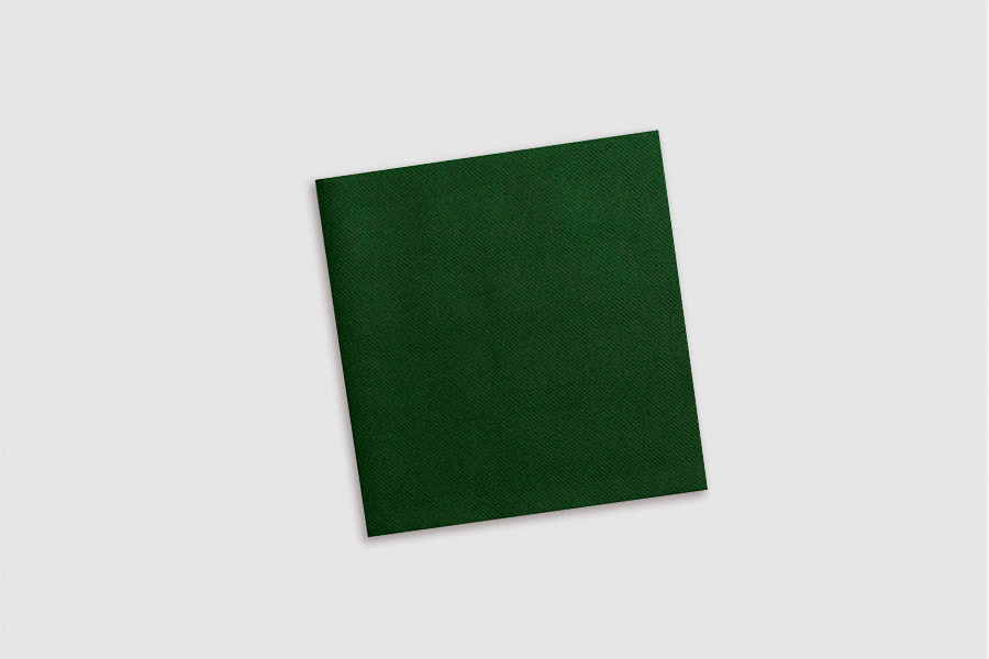 Servilletas Air Soft 40x40cm Verde, 600uds