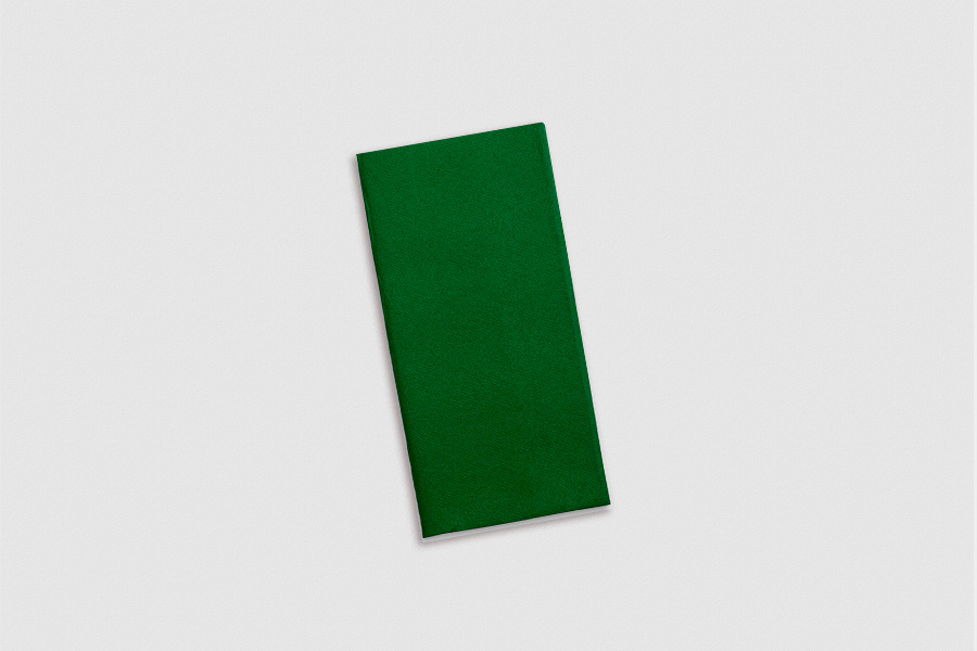 Servilletas Air Soft 40x40cm 1/8 Verde, 480uds