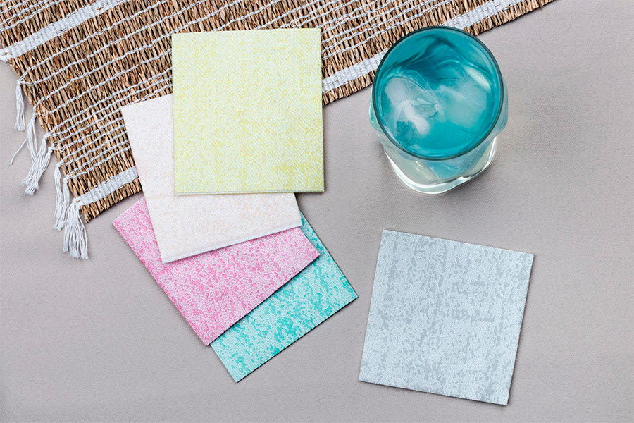 Servilletas Air Soft 20x20cm Deco. Strauss Gris, 1800uds