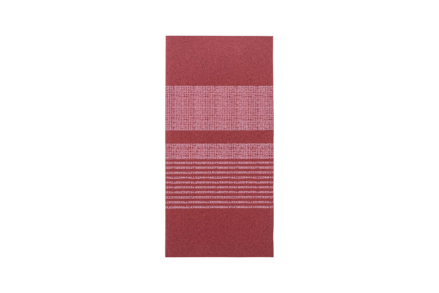 Servilletas Air Soft 40x40cm 1/8 Burdeos Deco. Amanecer, 480uds