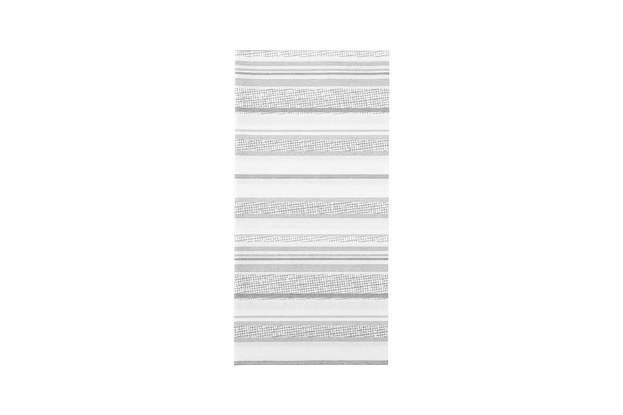 Servilletas Air Soft 40x40cm 1/8 Deco. Guaret Gris, 480uds