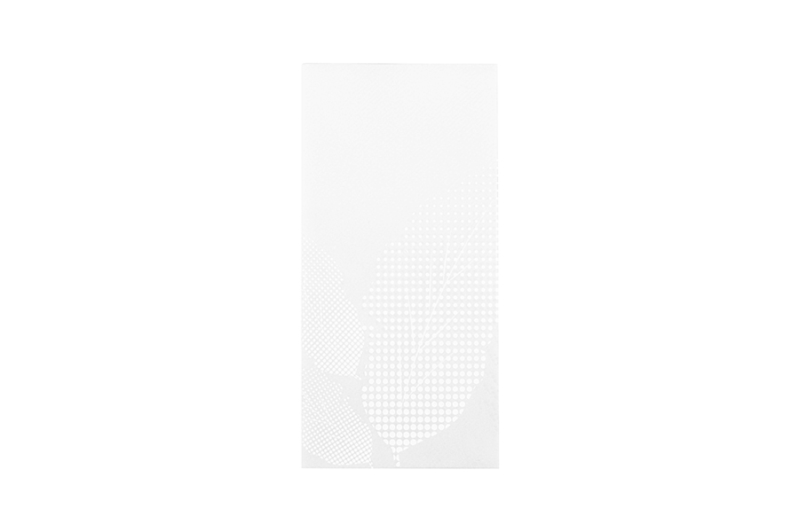 Servilletas Air Soft 40x40cm 1/8 Deco. Otoño Blanco, 480uds