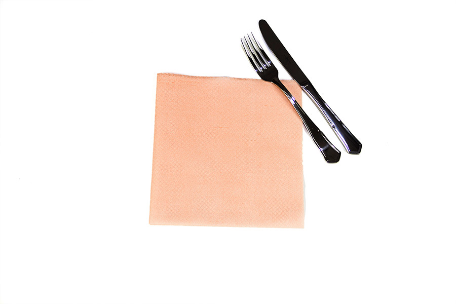 ; Servilletas Air Soft 40x40cm Deco. Zena Naranja, 600uds