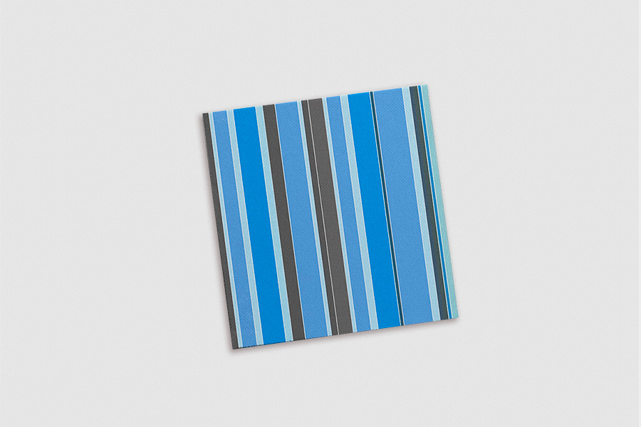 Servilletas Air Soft 40x40cm Deco. Linde Azul/Negro, 600uds