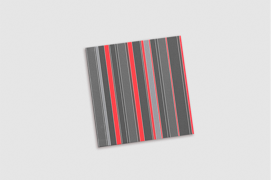 ; Servilletas Air Soft 40x40cm Deco. Linde Rojo/Gris, 600uds