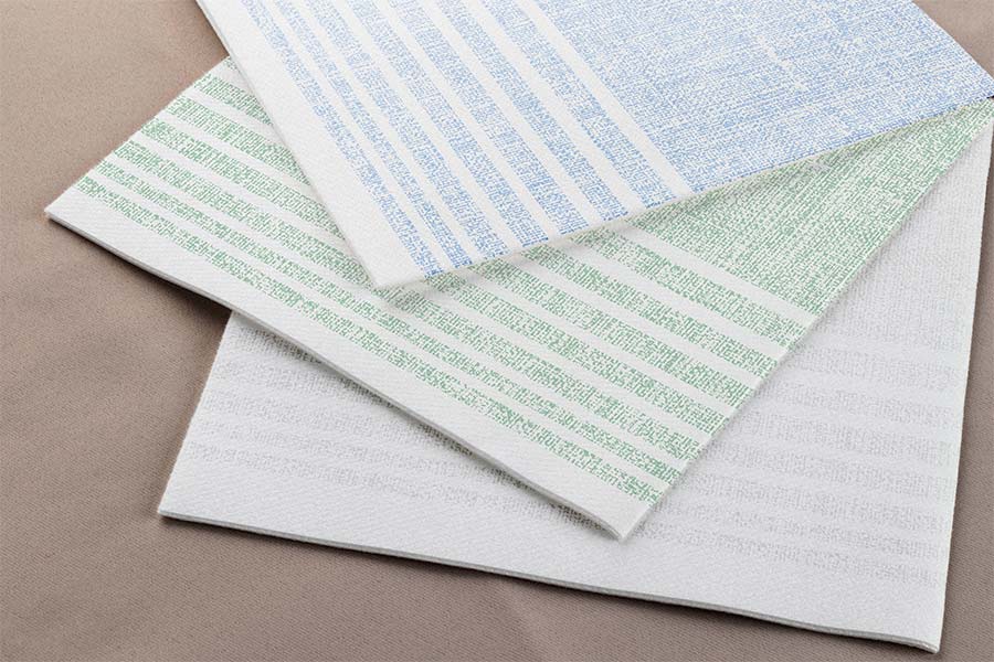 Servilletas Air Soft 40x40cm Deco. Nairobi Verde, 600uds