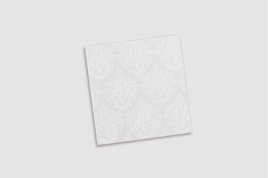 ; Servilletas Air Soft 40x40cm Deco. Versalles Blanco, 600uds