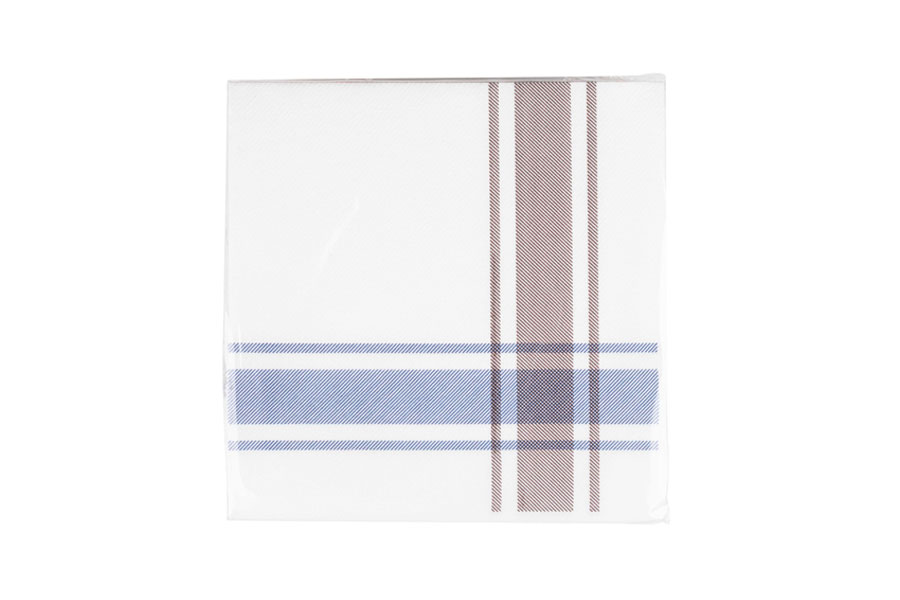 Servilletas Air Soft 48x48cm Deco. Kitchen Azul, 400uds
