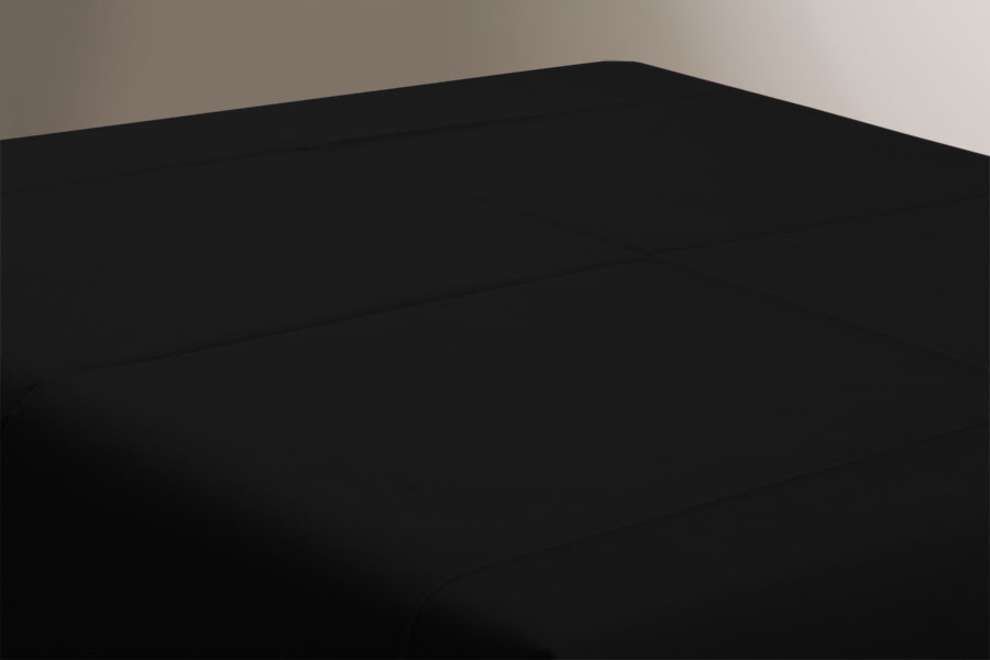 Mantel Air Soft 100x100cm Pleg. 1/8 Negro, 100uds