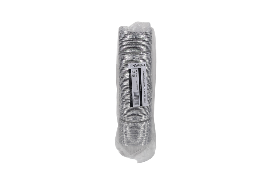 Envase Aluminio Flanera 100ml, 3000uds