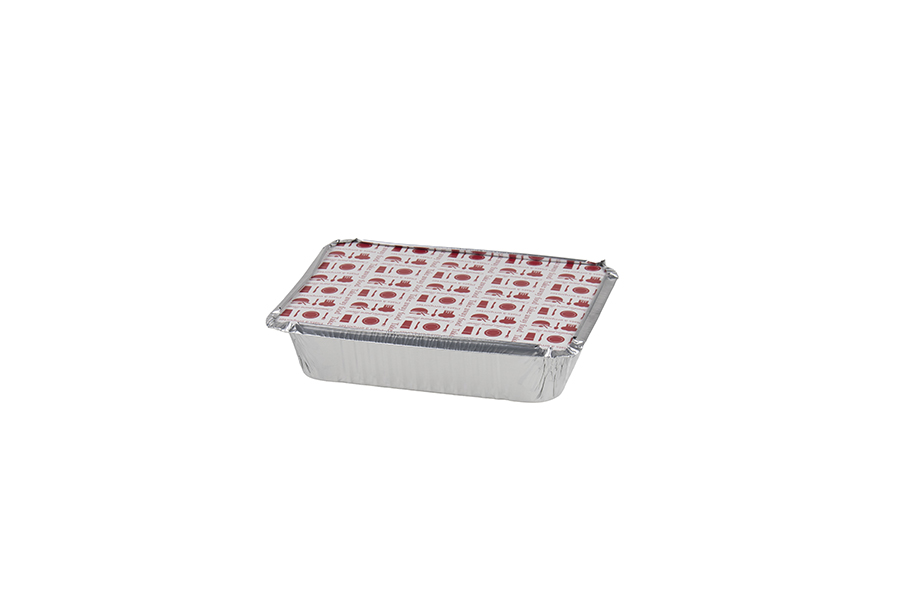 Envase Aluminio Rectangular 1100ml, 1000uds