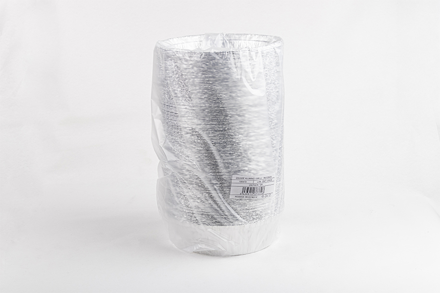 Envase Aluminio Redondo Alto 1500ml, 500uds