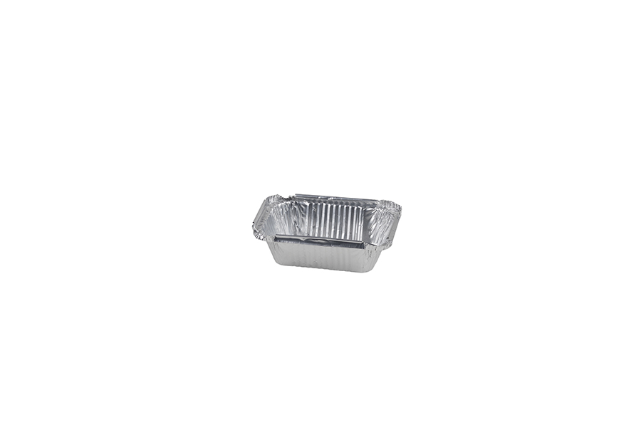 Envase Aluminio Rectangular 220ml, 1000uds