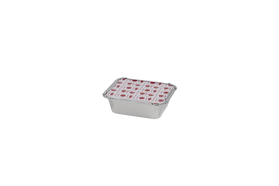 Envase Aluminio Rectangular 400ml, 1000uds