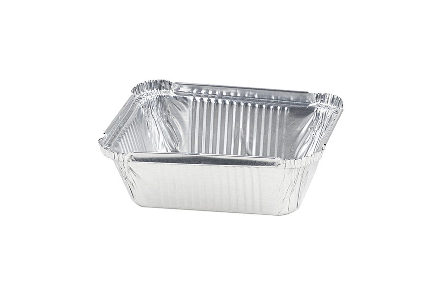 Envase Aluminio Rectangular 470ml, 1.200uds
