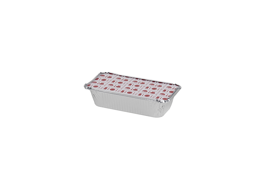 Envase Aluminio Rectangular 650ml, 1000uds
