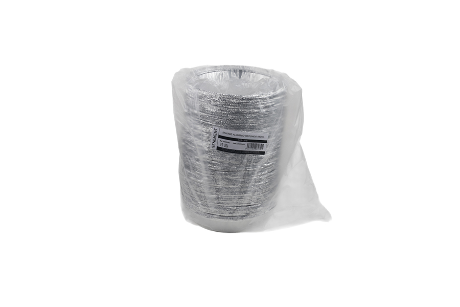 Envase Aluminio Redondo 650ml, 1000uds