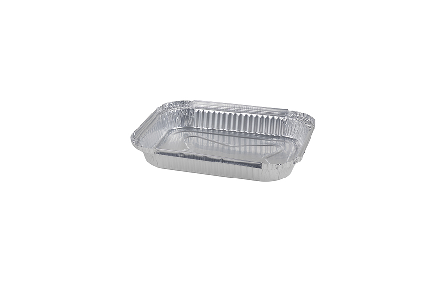 Envase Aluminio Rectangular 850ml, 500uds