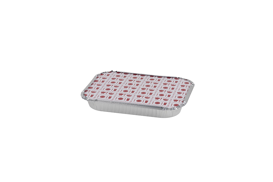 Envase Aluminio Rectangular 850ml, 500uds