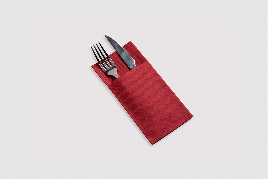 Kanguro Air Soft 40x40cm Rojo, 480uds