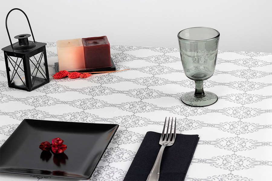 Rollo Mantel Air Soft 1,20x25m Deco. Escorial Gris