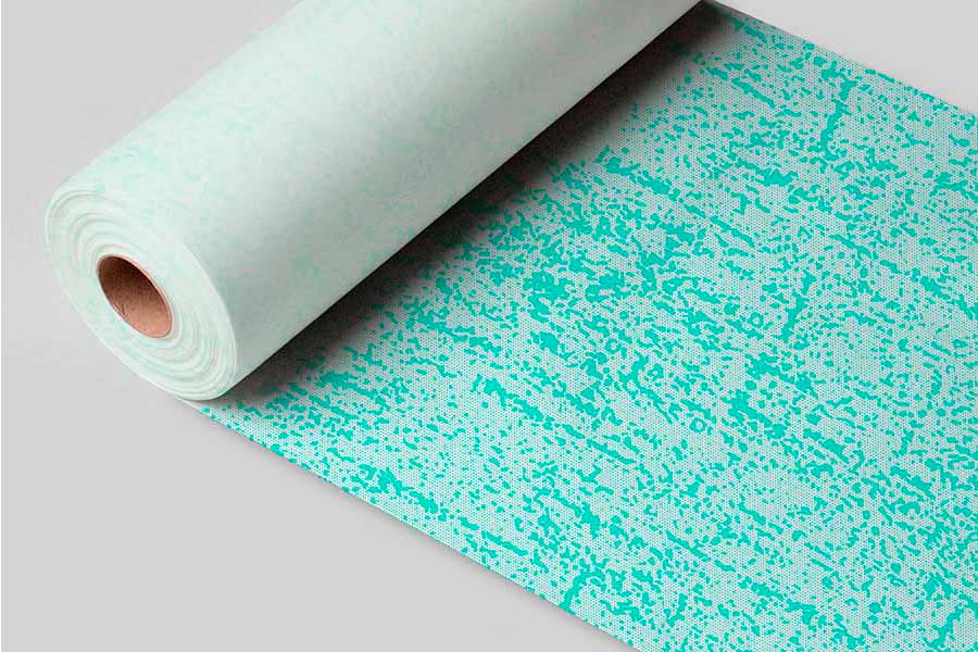 Rollo Mantel Air Soft 0,40x48m Prec. 30cm Deco. Strauss Turquesa