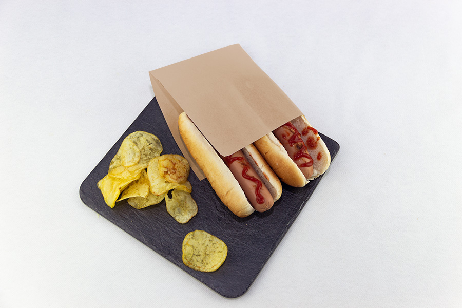 Bolsa Papel Antigrasa 15x15cm (Abierta 2 Lados) 35gr Eco Nature, 3.000uds