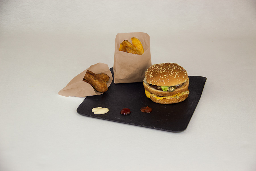 Bolsa Papel Antigrasa 9+5x32cm 35gr Eco Nature 1.000uds