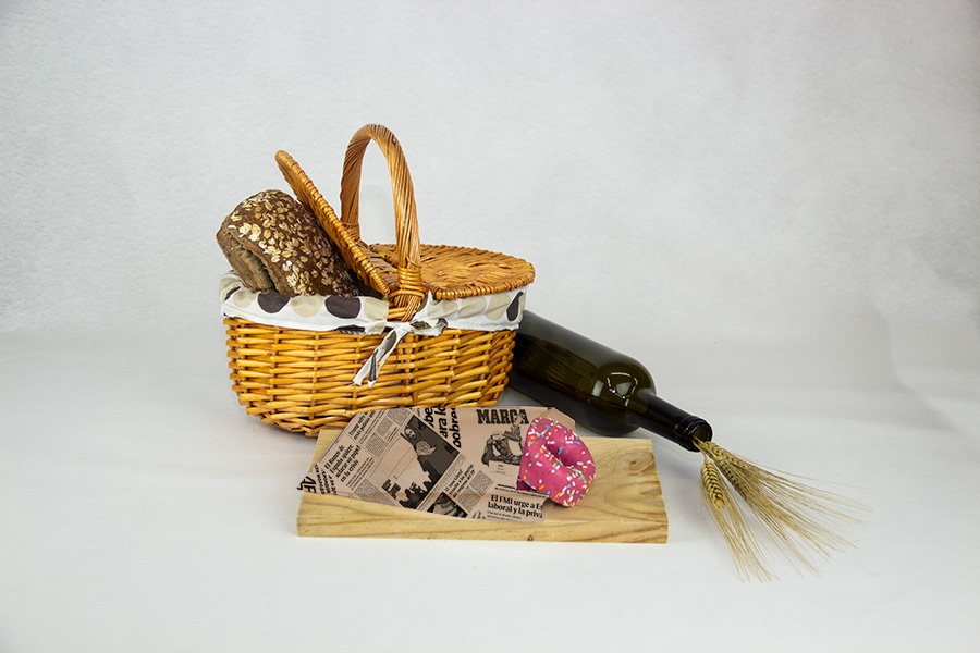 Bolsa Papel Antigrasa 12+6x20cm 35gr Eco Nature Deco. Prensa, 1.000uds