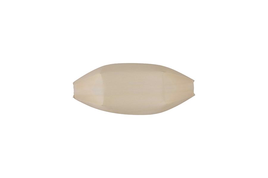 Barqueta de madera 400ml 25x11x2cm, 50uds x 40pq