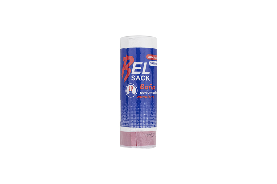 Bolsa Basura Autocierre 39x40cm G- 50 Blanco, 30uds 32 rollos