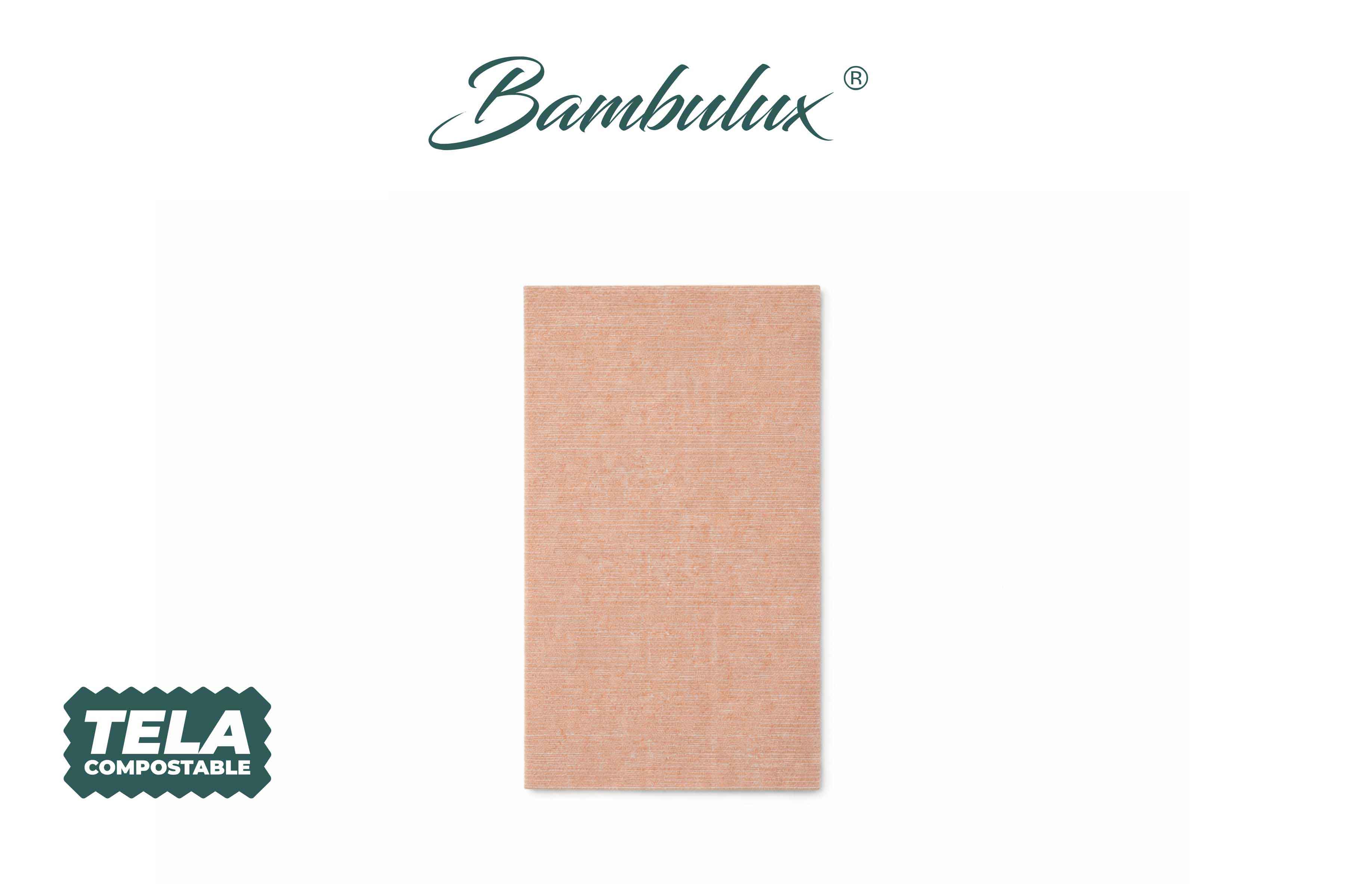 Servilletas Bambulux 30x48cm 1/4 Deco. Capri Terra, 480uds