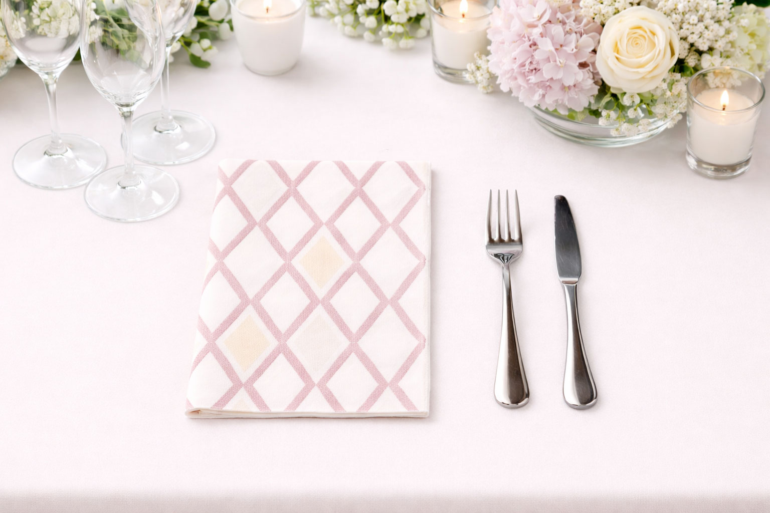 Servilletas Bambulux 30x48cm 1/4 Deco. Tresmall Burdeos, 480uds