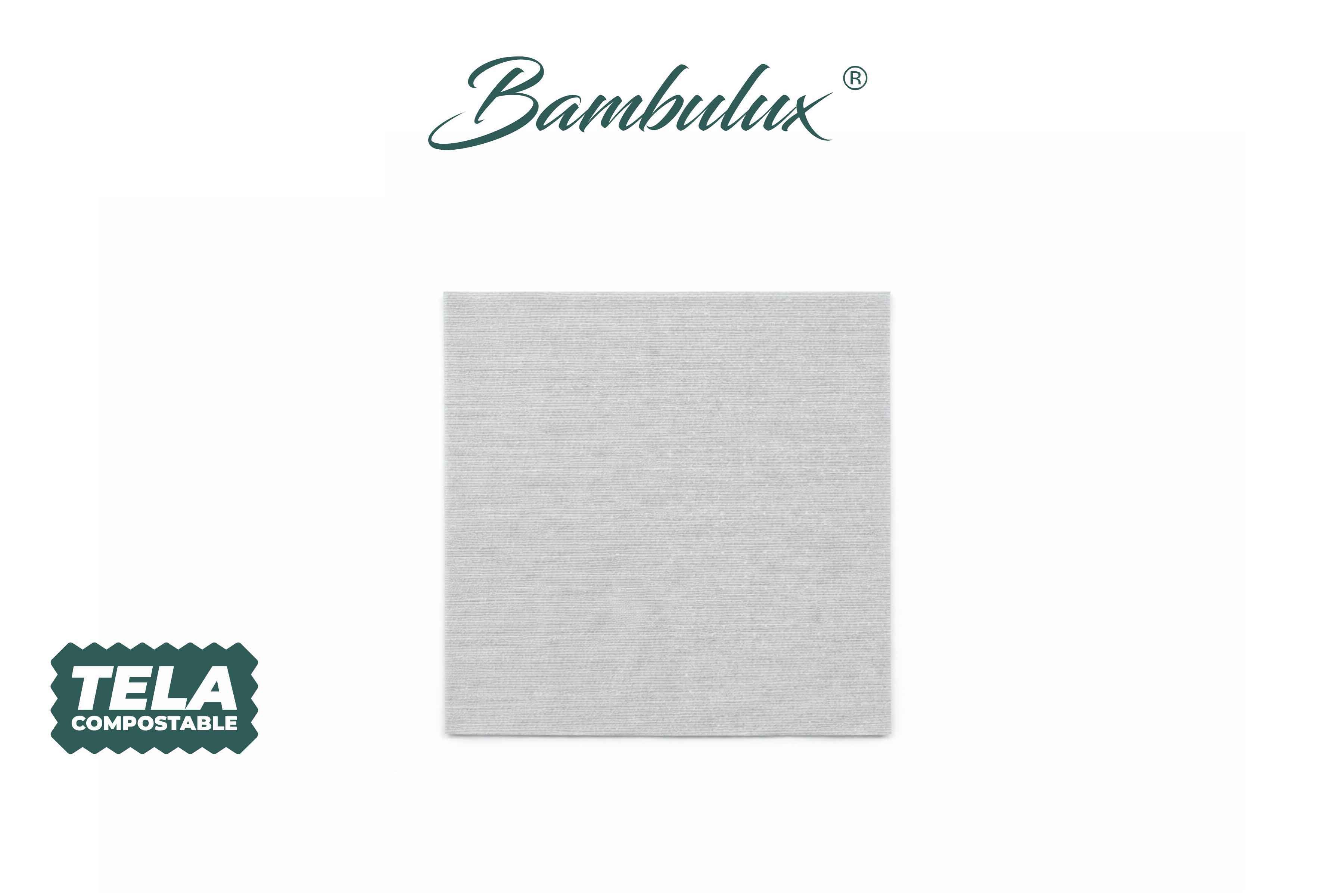 Servilletas Bambulux 40x40cm Deco. Capri Gris, 480uds